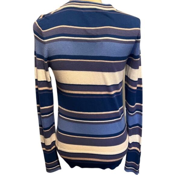 Halogen Women's Striped Long Sleeve Button Cuff Sweater, XS, NWT - Picture 5 of 10